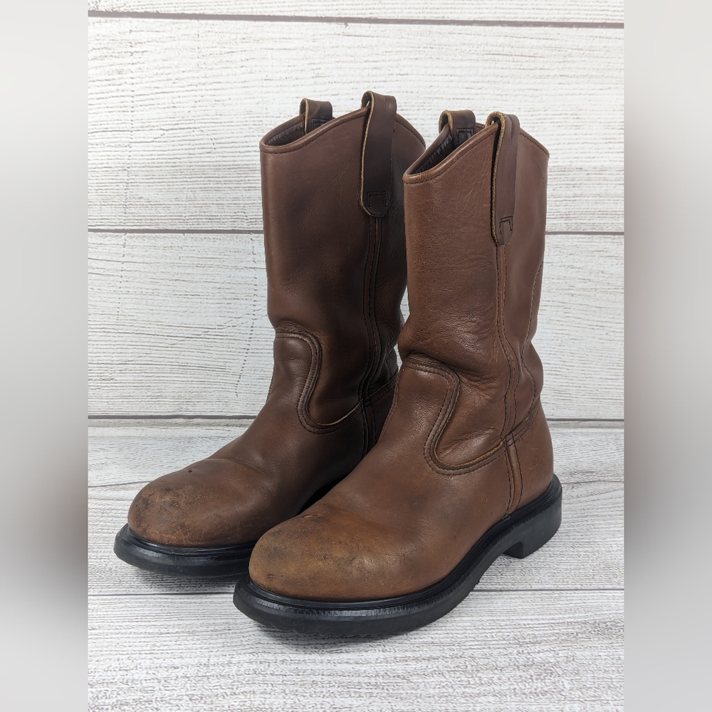 Red Wing Vintage Pecos 2231 Men’s 5D Pull-On Oil Resistance Steel Toe Boots USA
